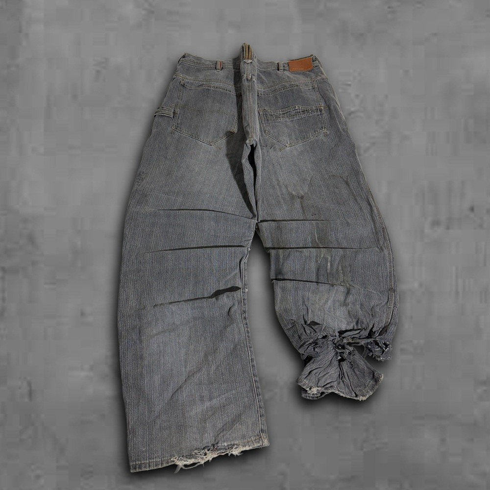Sean John Mens Baggy Jeans Distressed Denim Grunge Archive Style Size 38